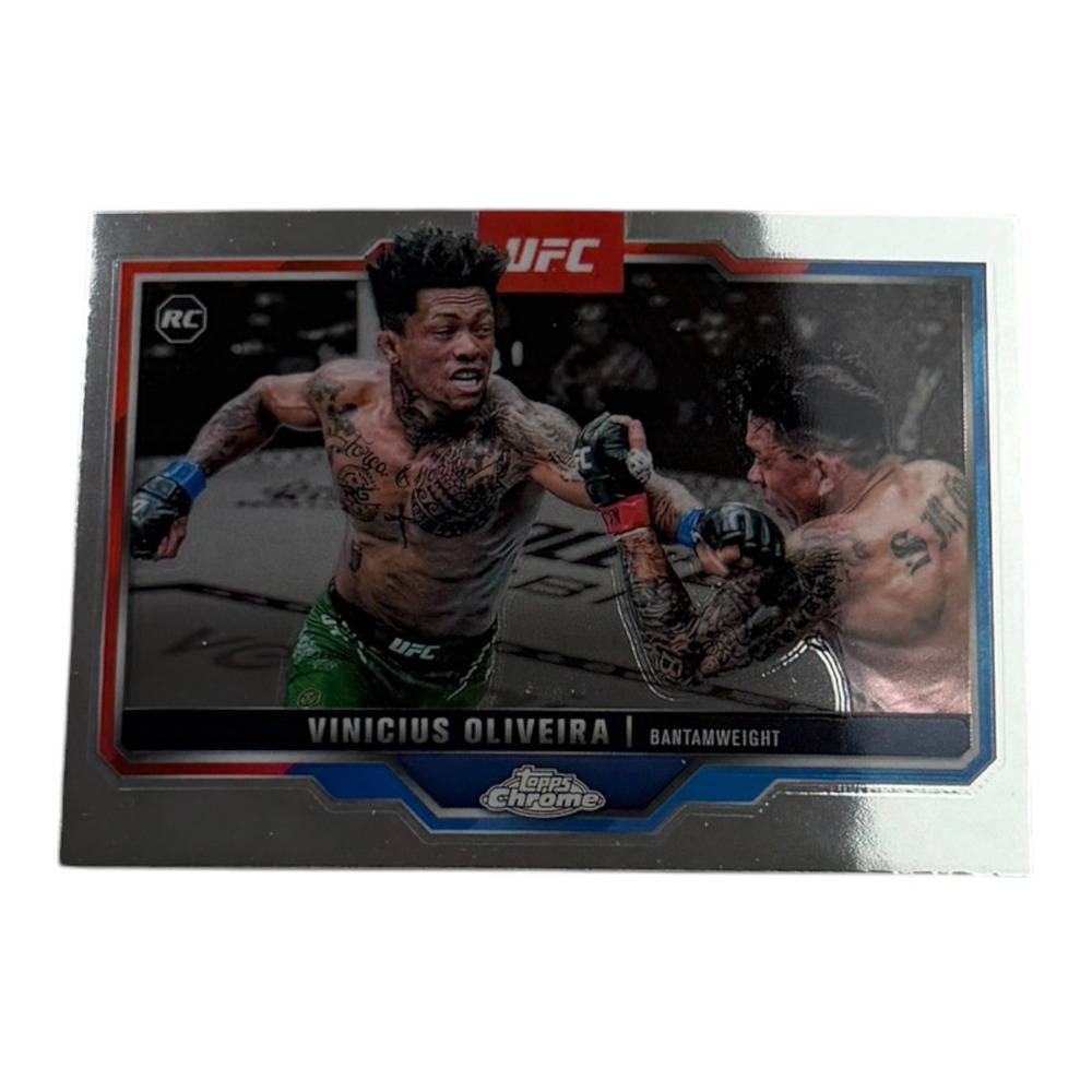 2025 Topps Chrome UFC Vinicius Oliveira RC Rookie Card 9 Bantamweight MMA